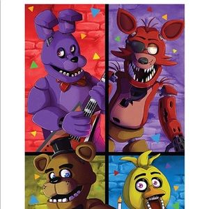 Beach towel Five Nights Freddys 28x58 100% Cotton